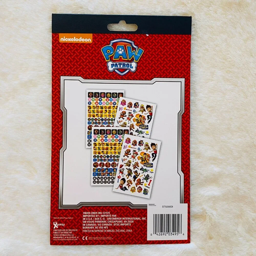 Paw Patrol Book and Activity Bundle NEW 5-pieces Nickelodeon